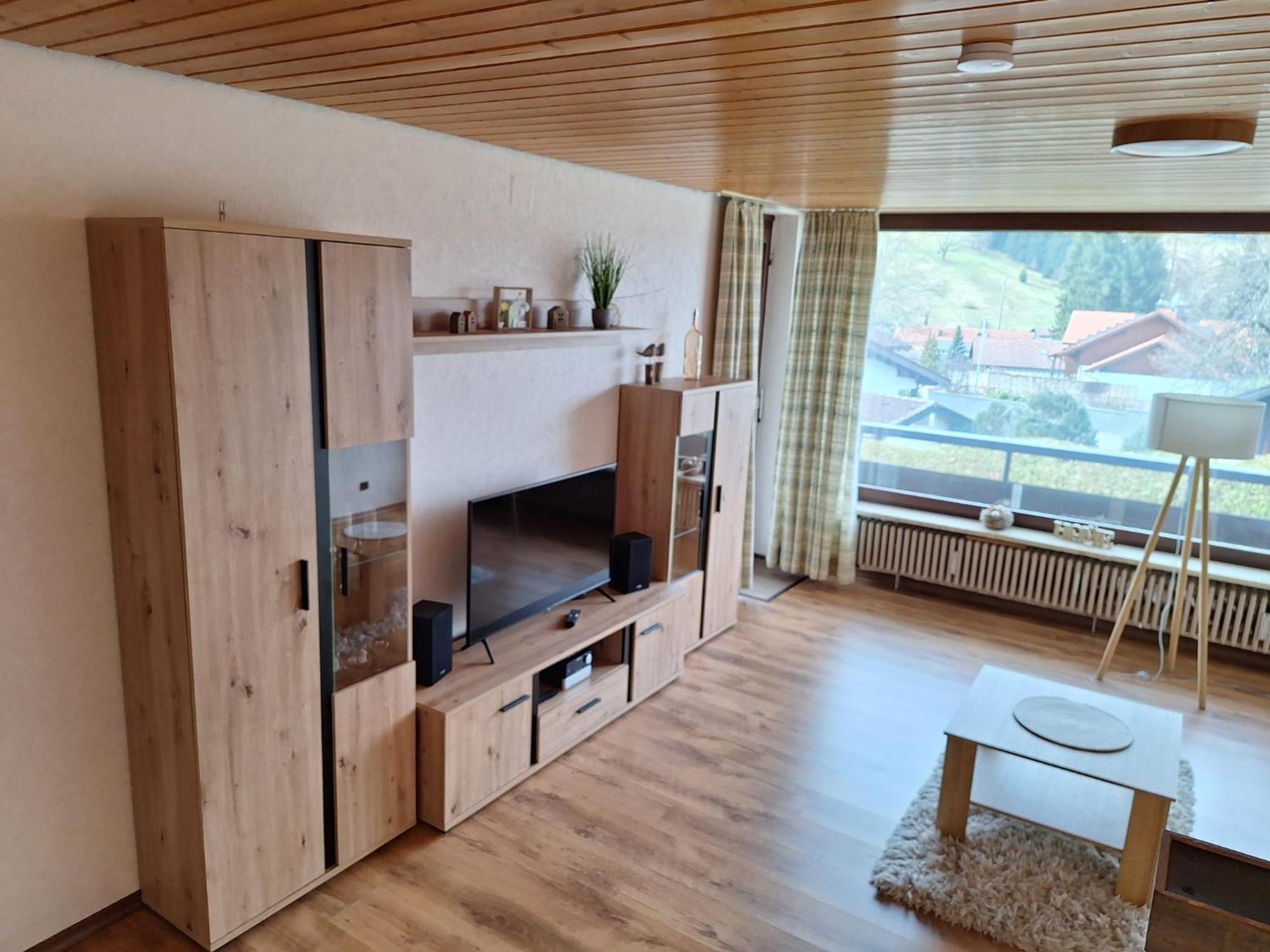 Schoene 2 1/2 Zimmer Ferienwohnung In Oberstaufen - Hoamatle - Extérieur photo